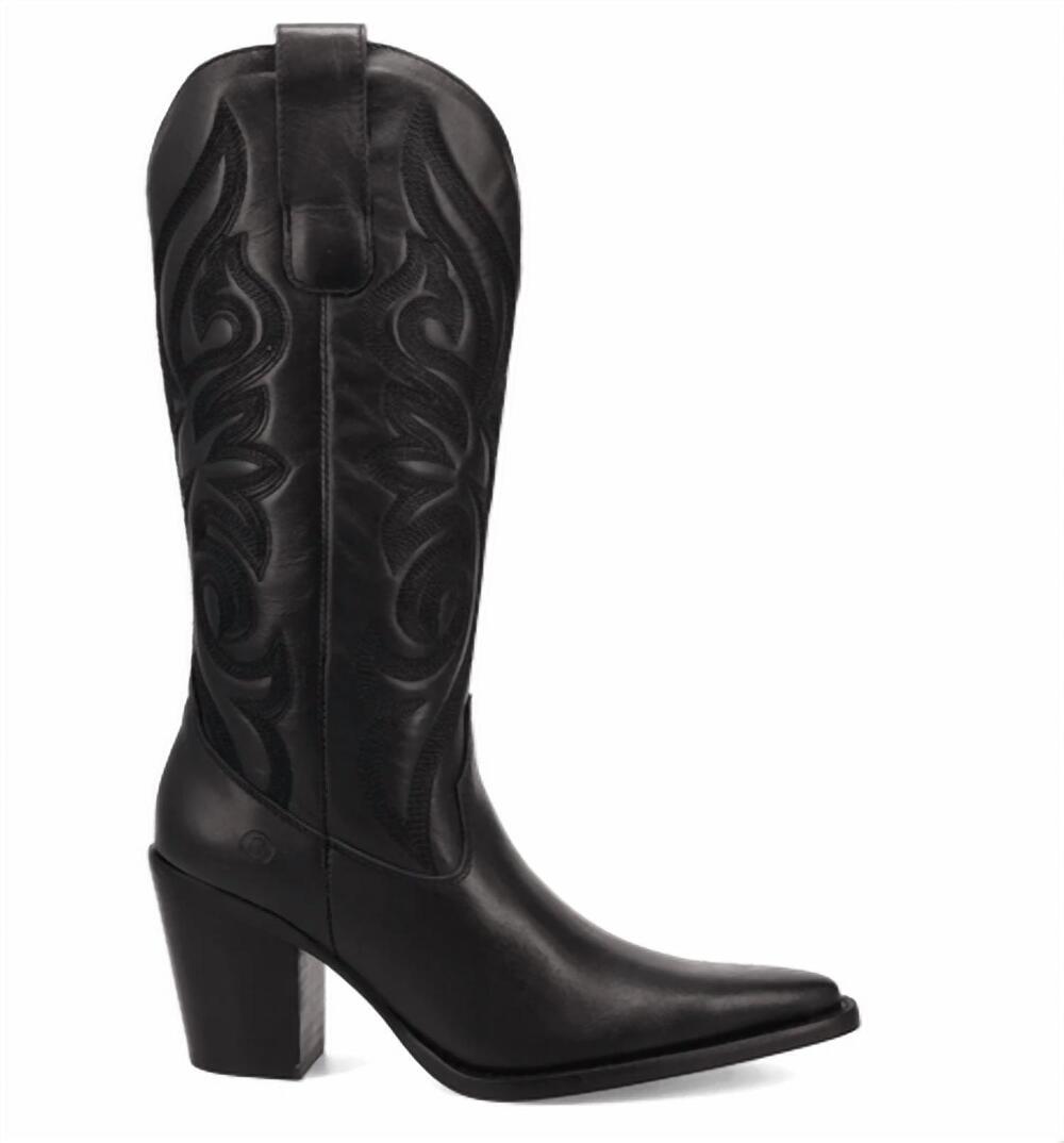 NEW DINGO women's hensley western boots in black